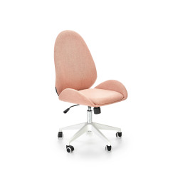 Scaun birou Halmar Falcao, inaltime reglabila 101-111cm, stil scandinav, functie blocare, functie balansare, textil, roz