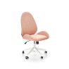 Scaun birou Halmar Falcao, inaltime reglabila 101-111cm, stil scandinav, functie blocare, functie balansare, textil, roz
