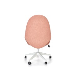 Scaun birou Halmar Falcao, inaltime reglabila 101-111cm, stil scandinav, functie blocare, functie balansare, textil, roz
