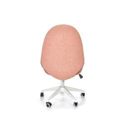 Scaun birou Halmar Falcao, inaltime reglabila 101-111cm, stil scandinav, functie blocare, functie balansare, textil, roz