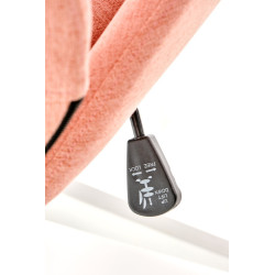 Scaun birou Halmar Falcao, inaltime reglabila 101-111cm, stil scandinav, functie blocare, functie balansare, textil, roz