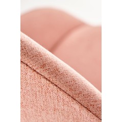 Scaun birou Halmar Falcao, inaltime reglabila 101-111cm, stil scandinav, functie blocare, functie balansare, textil, roz