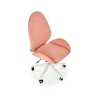 Scaun birou Halmar Falcao, inaltime reglabila 101-111cm, stil scandinav, functie blocare, functie balansare, textil, roz
