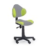 Scaun birou pentru copii Halmar Flash 2, inaltime reglabila 77-89cm, plasa, gri/verde