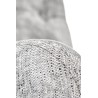 Scaun birou Halmar Flores, inaltime reglabila 92-102cm, perna spatar, textil, gri