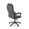 Scaun directorial Halmar Gandalf, inaltime reglabila 113-120cm, spatar matlsat, piele, negru/gri
