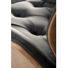 Scaun birou Halmar Gavin, inaltime reglabila 90-100cm, functie blocare, functie balansare, piele, maro/negru