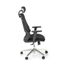 Scaun birou ergonomic Halmar Geromino,reglabil 115-125cm, cotiere reglabile, suport lombar reglabil, plasa/textil, negru