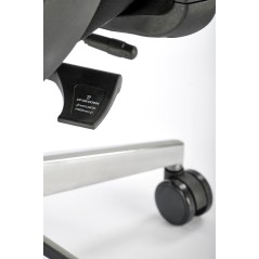 Scaun birou ergonomic Halmar Geromino,reglabil 115-125cm, cotiere reglabile, suport lombar reglabil, plasa/textil, negru