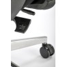 Scaun birou ergonomic Halmar Geromino,reglabil 115-125cm, cotiere reglabile, suport lombar reglabil, plasa/textil, negru