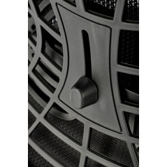 Scaun birou ergonomic Halmar Geromino,reglabil 115-125cm, cotiere reglabile, suport lombar reglabil, plasa/textil, negru
