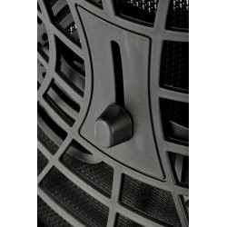 Scaun birou ergonomic Halmar Geromino,reglabil 115-125cm, cotiere reglabile, suport lombar reglabil, plasa/textil, negru