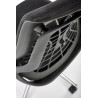 Scaun birou ergonomic Halmar Geromino,reglabil 115-125cm, cotiere reglabile, suport lombar reglabil, plasa/textil, negru
