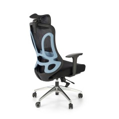 Scaun birou ergonomic Halmar Gilberto, reglabil 121-129cm, cotiere reglabile, suport lombar reglabil, plasa/textil, negru