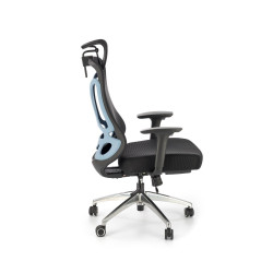 Scaun birou ergonomic Halmar Gilberto, reglabil 121-129cm, cotiere reglabile, suport lombar reglabil, plasa/textil, negru