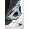 Scaun birou ergonomic Halmar Gilberto, reglabil 121-129cm, cotiere reglabile, suport lombar reglabil, plasa/textil, negru