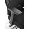 Scaun birou ergonomic Halmar Gilberto, reglabil 121-129cm, cotiere reglabile, suport lombar reglabil, plasa/textil, negru