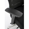Scaun birou ergonomic Halmar Gilberto, reglabil 121-129cm, cotiere reglabile, suport lombar reglabil, plasa/textil, negru