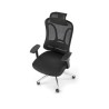 Scaun birou ergonomic Halmar Gilberto, reglabil 121-129cm, cotiere reglabile, suport lombar reglabil, plasa/textil, negru