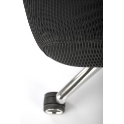 Scaun birou ergonomic Halmar Gilberto, reglabil 121-129cm, cotiere reglabile, suport lombar reglabil, plasa/textil, negru