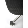 Scaun birou ergonomic Halmar Gilberto, reglabil 121-129cm, cotiere reglabile, suport lombar reglabil, plasa/textil, negru