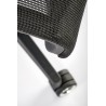 Scaun birou ergonomic Halmar Goliat, reglabil 117-125cm, cotiere reglabile, suport lombar reglabil, plasa/textil, negru