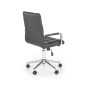 Scaun birou pentru copii, inaltime 93-105 cm, baza metal, spatar matlasat, blocare, balansare, piele eco, maxim 90 kg, negru Scaun birou pentru copii, inaltime 93-105 cm, baza metal, spatar matlasat, blocare, balansare, piele eco, maxim 90 kg, negru