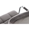 Scaun birou pentru copii Halmar Gonzo 4, inaltime reglabila 93-105cm, spatar matlasat, catifea, gri
