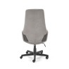 Scaun birou Halmar Harper, inaltime reglabila 113-123cm, stil clasic, functie blocare, functie balansare, catifea, gri