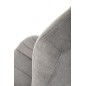 Scaun de birou Harper, design clasic, catifea gri, inaltime reglabila 113-123 cm, baza metal, mecanism inclinare Scaun de birou Harper, design clasic, catifea gri, inaltime reglabila 113-123 cm, baza metal, mecanism inclinare
