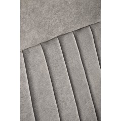 Scaun birou Halmar Harper, inaltime reglabila 113-123cm, stil clasic, functie blocare, functie balansare, catifea, gri