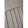 Scaun birou Halmar Harper, inaltime reglabila 113-123cm, stil clasic, functie blocare, functie balansare, catifea, gri