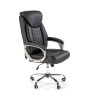 Scaun directorial Halmar Helder, inaltime reglabila 113-120cm, functie blocare, functie balansare, piele, negru