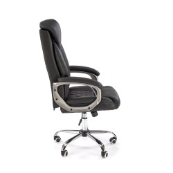 Scaun directorial Halmar Helder, inaltime reglabila 113-120cm, functie blocare, functie balansare, piele, negru