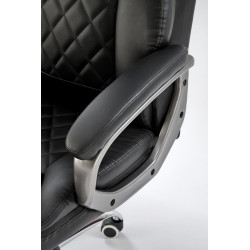 Scaun directorial Halmar Helder, inaltime reglabila 113-120cm, functie blocare, functie balansare, piele, negru
