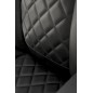 Scaun directorial matlasat, reglare inaltime 113-120 cm, metalic, mecanism blocare si balansare, piele eco, negru Scaun directorial matlasat, reglare inaltime 113-120 cm, metalic, mecanism blocare si balansare, piele eco, negru