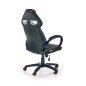 Scaun gaming reglabil, inaltime 118-128 cm, latime 66 cm, roti cauciucate, blocare, balansare, piele eco negru/rosu
