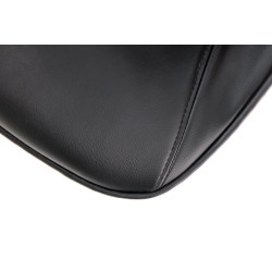 Scaun birou Halmar Ignazio, inaltime reglabila 119-129cm, tetiera reglabila, lemn/piele, maro/negru