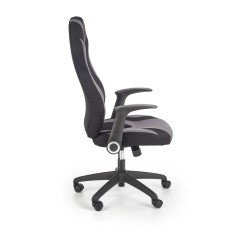 Scaun birou Halmar Jofrey, inaltime reglabila 109-117cm, functie blocare, functie balansare, textil, negru/gri