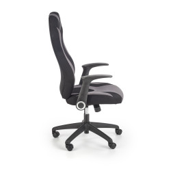 Scaun birou Halmar Jofrey, inaltime reglabila 109-117cm, functie blocare, functie balansare, textil, negru/gri