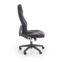 Scaun birou Halmar Jofrey, inaltime reglabila 109-117cm, functie blocare, functie balansare, textil, negru/gri