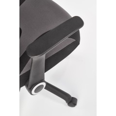 Scaun birou Halmar Jofrey, inaltime reglabila 109-117cm, functie blocare, functie balansare, textil, negru/gri