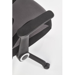 Scaun birou Halmar Jofrey, inaltime reglabila 109-117cm, functie blocare, functie balansare, textil, negru/gri