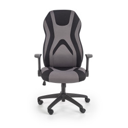 Scaun birou Halmar Jofrey, inaltime reglabila 109-117cm, functie blocare, functie balansare, textil, negru/gri