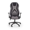 Scaun birou Halmar Jofrey, inaltime reglabila 109-117cm, functie blocare, functie balansare, textil, negru/gri