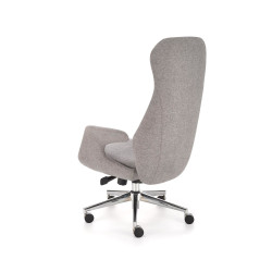 Scaun birou Halmar Kevin, inaltime reglabila 118-125cm, stil scandinav, functie balansare, functie multiblock, textil, gri