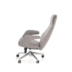 Scaun birou Halmar Kevin, inaltime reglabila 118-125cm, stil scandinav, functie balansare, functie multiblock, textil, gri