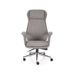 Scaun birou Halmar Kevin, inaltime reglabila 118-125cm, stil scandinav, functie balansare, functie multiblock, textil, gri