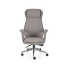 Scaun birou Halmar Kevin, inaltime reglabila 118-125cm, stil scandinav, functie balansare, functie multiblock, textil, gri