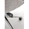 Scaun birou Halmar Kevin, inaltime reglabila 118-125cm, stil scandinav, functie balansare, functie multiblock, textil, gri